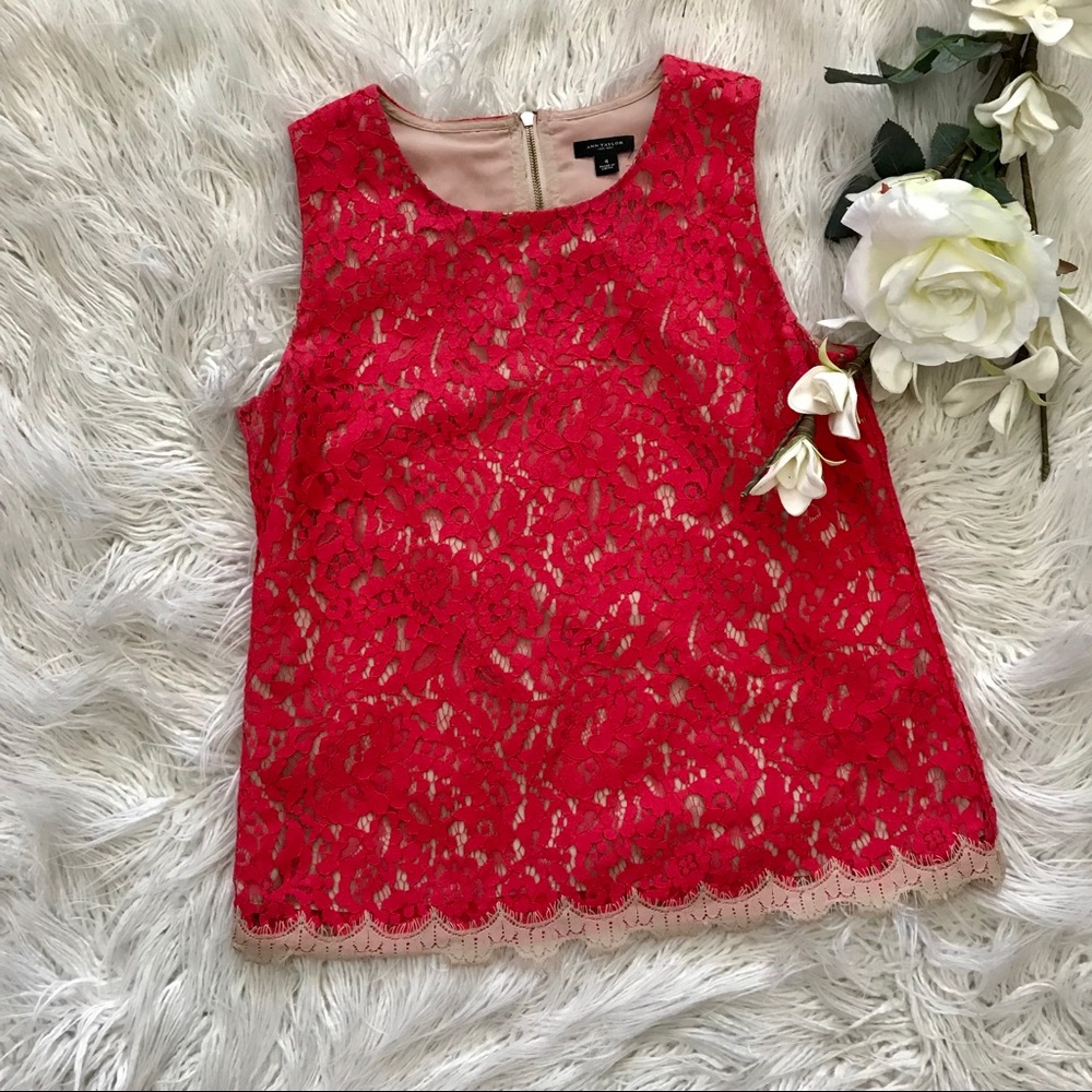 Ann Taylor lace top size 4